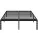 Metal Full Size Bed Frame 14 Inch High 3000 lbs Heavy Duty Metal Platform Steel Slat No Box Spring Needed Easy to Assemble