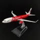 Scale 1:400 AIR ASIA B737 Metal Aircraft Replica 15cm Airplane Diecast Model Plane Aviation