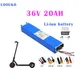 Suitable for M365 Scooter 36V 20AH Battery and Charger Plug XT30+JST XT60+SM XT60+DC T 18650 Lithium