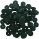 90Pcs Piano Keyboard Washer Piano Felt Balance Rail Punchings Washers Repair Parts Useful Piano