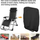 Oxford Cloth Outdoor Folding Chair Dust Cover Folding Chair Waterproof Cover Folding Chair Cover UV