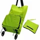 Borsa Trolley pieghevole per carrello con ruote borsa per la spesa pieghevole 2 In 1 borsa per la