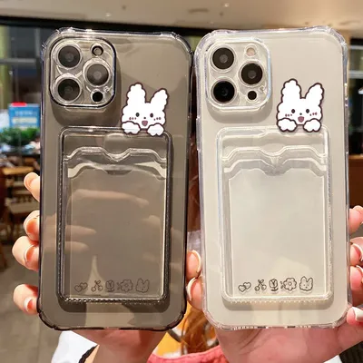 Card Holder Wallet Phone Case For iPhone 11 Case iPhone 17 15 13 11 12 14 16 Pro Max XR X XS 8 7 Plus SE Soft Silicone Cover