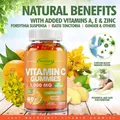 Vitamin C 1000 Mg Gummies for Adults & Kids - Immunity Boost & Skin Improvement Multivitamin with