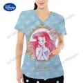 T-shirt donna con scollo a v tasca Disney per donna t-shirt donna estate top Y2k abbigliamento donna