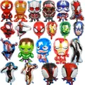 Children's Birthday Party Supplies Disney Avengers Cartoon Balloon Spider Man Iron Man