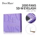DeceMars Large Amount 5D W Eyelash Extension Large-size Tray 2000 Fans