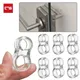 2/4PCS Safety Anti-collision Ring Silicone Doors Stop Handle Buffer Punch-free Door Knob Bumper