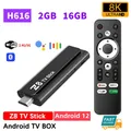 Smart TV Stick H618 4K Décodeur 2.4/5G WiFi Android TV 12.0 Mini Dongle TV Portable WiFi