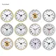 Horloge classique artisanale insertion d'horloges mouvement à diamètre 80mm nombre pour maison