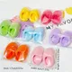 1pair 1/12 Dollhouse Simulation Plush Slippers Dolls Miniature Shoes Model Decor Dolls Dress Up