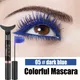 Professional Makeup Colorful Mascara Waterproof Fast Dry Eyelashes Curling Lengthening Makeup Eye