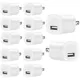 Chargeur mural USB Power Cave 5V 1A US EU USA AC Home Travel iPhone 5 6 7 8 x xr 11