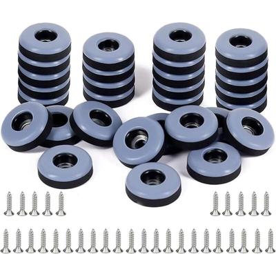 Petites Ecrevisses - 30 Stück Teflongleiter Einschraubbar Möbelgleiter 22mm Schutz Bodengleiter Set Image