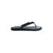 Flojos Flip Flops: Black Print Shoes - Women's Size 6 - Open Toe