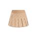 Monogram Pleated Knitted Skirt