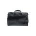 Louis Vuitton Leather Weekender: Pebbled Black Solid Bags