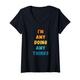 Damen I'm Amy Doing Amy Things Funny Unique Amy T-Shirt mit V-Ausschnitt