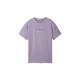 TOM TAILOR Jungen Kinder T-Shirt mit Schriftzug, 34604 - Dusty Purple, 164