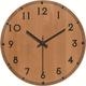 Wall Clock Simple Modern Design Wooden Clocks for Bedroom Wood Wall Watch Home Decor Silent Digital Large Wall Clock Kitchen Solid Wood Wall Clock Mute Clock Watch Living Room Home Office Quartz Wall