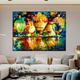 hand painted Mediterranean style oil painting wall painting pattle knife oil painting for Living Room Wall Art Balloons Artwork On Canvas Stretched Canvas Art Framed Wall Art Painting