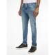 Slim-fit-Jeans CALVIN KLEIN JEANS "SLIM TAPER" Gr. 36, Länge 34, blau (denim light) Herren Jeans Tapered-Jeans