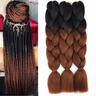 Synthetic Braiding Hair Ombre Braids Hair Jumbo Braiding Hair Extensions for Box Twist Braiding 24inch 3packs