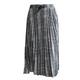 Women's Long Skirt Midi Skirts Drawstring Print Snake Skin Daily Casual Daily Summer Polyester Casual Black And White