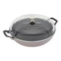 Staub Cast Iron 3.5-Qt Braiser w/ Glass Lid Non Stick/Enameled Cast Iron/Cast Iron in Indigo | Wayfair 1024285