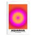 Stupell Industries Bb-559-Wood Funny Aquarius Astrology On MDF by LulusimonSTUDIO Print in Orange | 15 H x 10 W x 0.5 D in | Wayfair