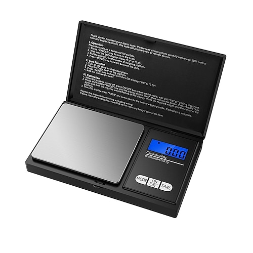 0.05g-500g bilancia digitale per gioielli portatile auto off schermo lcd-digitale mini bilancia digitale tascabile per laboratorio di gioielli cucina ufficio e insegnamento della vita domestica