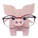 JINSIJU Fun Eyeglass Holder Display Stands Animal Eyeglass Holder Stand for Kids Cute Christmas Holiday New Year Gift Sunglasses Holder Home Office Decoration New Year Gift Business Gift