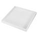 Biuzi Valet Tray White Serving Tray Multi-Purpose Desktop Storage Organizer Valet Tray for Jewelry Food Cosmetics Â– White