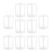 PVC Transparent Box Food Containers Paper Cups Jewelry Holder Boxes Candy Cake Child