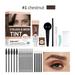 CofeeMO Eyelash and Eyebrow Color Kit 2-In-1 Brown Black Lash Tint for Lash and Brow Eyebrow Lamination Kit Lash Lift & Eyebrow Coloring Kit for Salon & Home