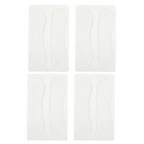 4 Pairs Shoe Insoles Whiting Anti-wear Heel Liners Anti-wear Heel Pads Anti-wear Heel Stickers Accessories White Gel Gel