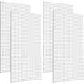 YINCHEN HDW-4 High Density Fiberboard 24 x 48 x1/4 White (Set of 4) Pegboard 24 Inch W x 48 Inch H x 1/4 Inch D 4 Count