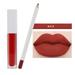 SUMDUINO Lip Liner Pencil 21-Color Lip Gloss Pencil Lip Gloss SetLip Glaze Does Not Fade Does Not Stick To The Cup Matte 2 Sets(1 Lip Pencil+ 1 Lip Glaze)