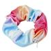 TNOBHG Hair Ring Stylish Tie Dye Print Hair Tie Elastic Large Hair Band Velvet Fabric Girl Ponytail Holder Head Accessories Stylish Hair Accessory