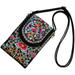 Canvas Bag Crossbody Embroidered Phone Case Wallet Purses Female Messenger Ladies Miss Cultural Vintage Tassel