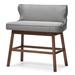 Charlton Home® Ayeln Bench Polyester/Upholstered in Gray | 40.76 H x 40.56 W x 19.89 D in | Wayfair 3D86AFFE67574014A59D37AB1001E2C7