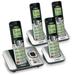 VTech CS DECT 6.0 Phone Answering System with Caller ID/Call Waiting 4 Cordless Handsets Silver/Black Silver 4 Handsets Phone