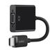 Belkin HDMI to VGA Adapter with Micro-USB Power and Audio Support Compatible with Apple TV 4K and Most TVs