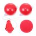 Red Sponge Rubber Sponge: 4pcs Circus Clown Nose Red Sponge Nose for Carnivals Masquerade Costume Party Dress