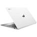 HP High Performance 15.6 inch Chromebook Intel Core i3-8130U IPS FHD 1080p 4GB 128GB eMMC Ceramic White