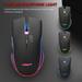 HERESOM Gaming Mouse Wired Game Mouse Ergonomic Computer Suitable for Laptops Black Mouse