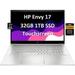 HP Envy 17T 17.3 FHD Touchscreen Business Laptop (Intel 12-core i7-1260P 32GB RAM 1TB PCIe SSD) Thunderbolt 4 Backlit Keyboard Webcam Wi-Fi 6E Bluetooth IST SD Card Win 11 Pro 2024 Silver