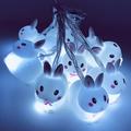 Deagia 2024 Arrival Clearance Easter Bunny Led String Lights 10 Lights 1.65M Battery-Powered for Decorative Office Desk Accessories