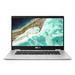 ASUS Chromebook C523 15.6 FHD NanoEdge-Display with 180 Degree-Hinge Intel Celeron N3350-Processor 4GB LPDDR4-RAM 64GB Storage Chrome OS Silver Laptop-Sleeve Protector C523NA-IH44F