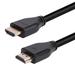 Monoprice 8K Certified Ultra High Speed HDMI 2.1 Cable - 8K@60Hz 48Gbps CL2 In-Wall Rated 30AWG Dynamic HDR and Dolby Vision Supports eARC (Enhanced Audio Return Channel) 10 Feet - Black